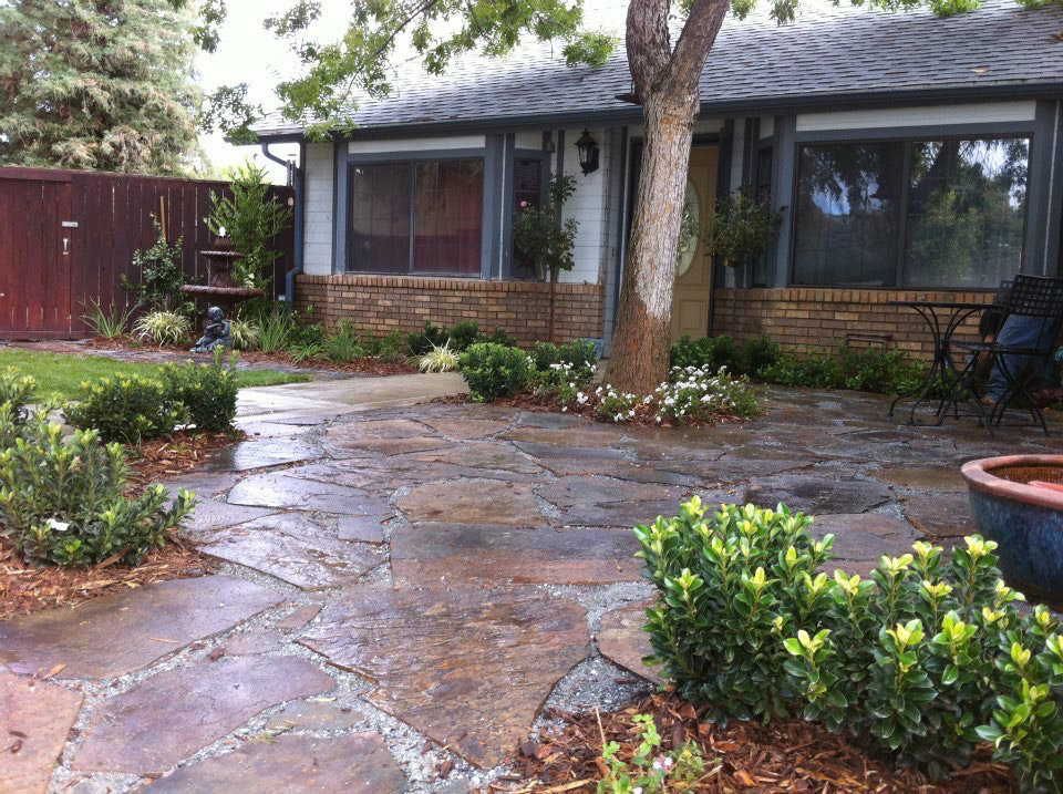 stone patio