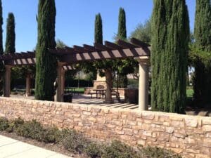 Commercial landscaping in Clovis
