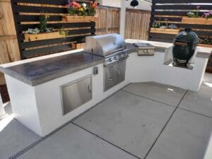 Residential landscaping in Clovis