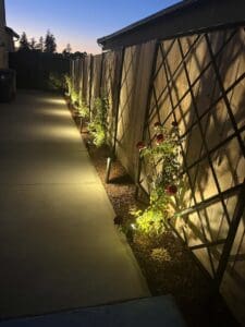 Residential landscaping in Clovis