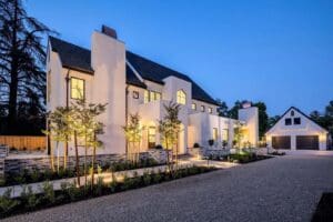 Residential landscaping in Clovis