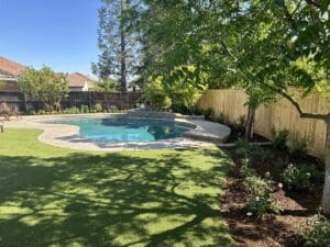 Residential landscaping in Fresno