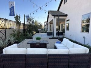 Residential landscaping in Fresno