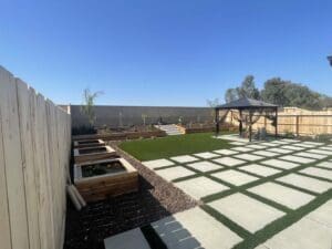 Residential landscaping in Madera