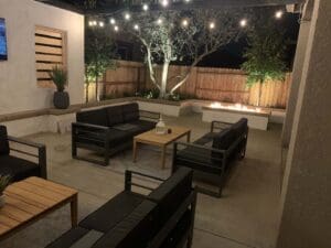 Residential landscaping in Clovis